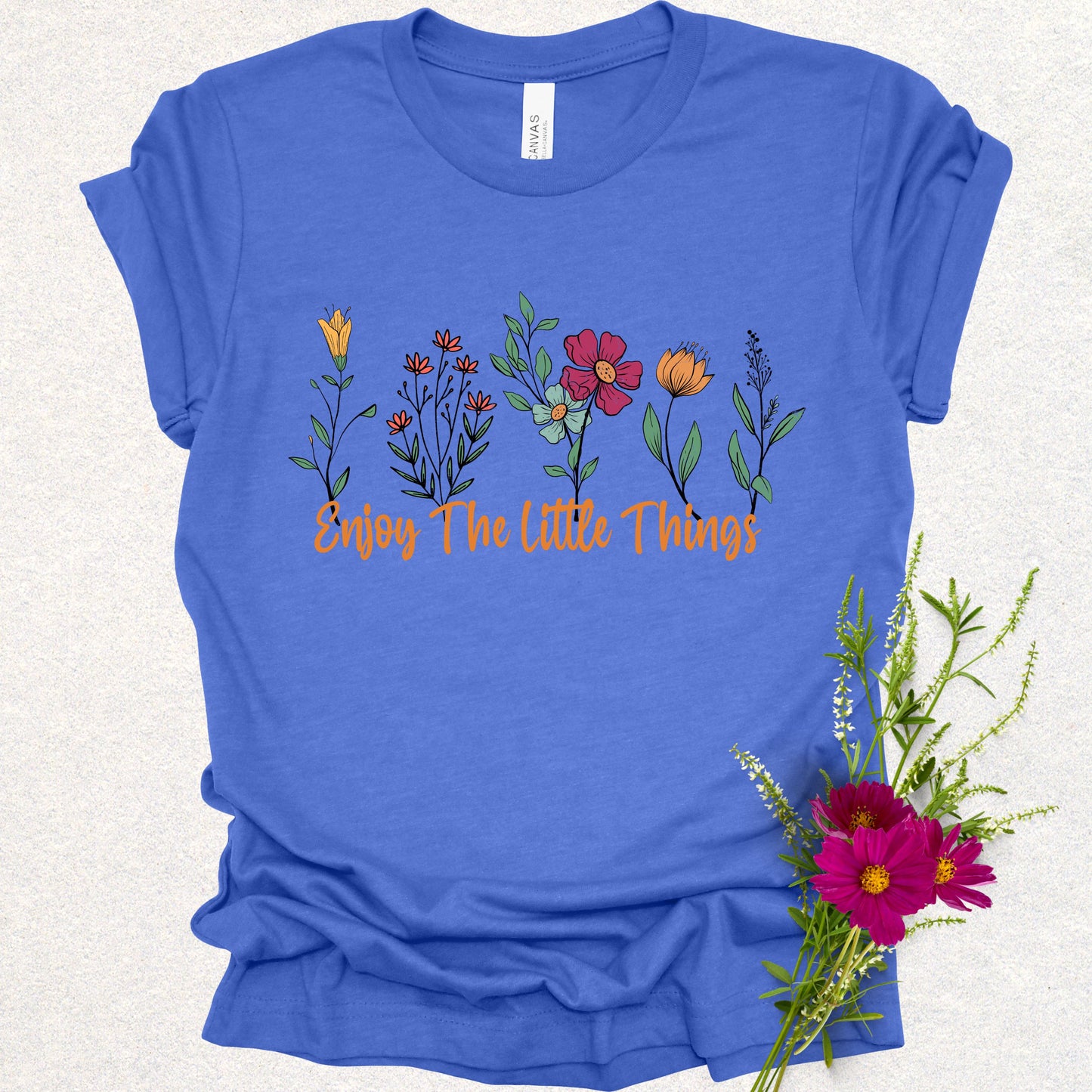 Enjoy The Little Things Floral Tee