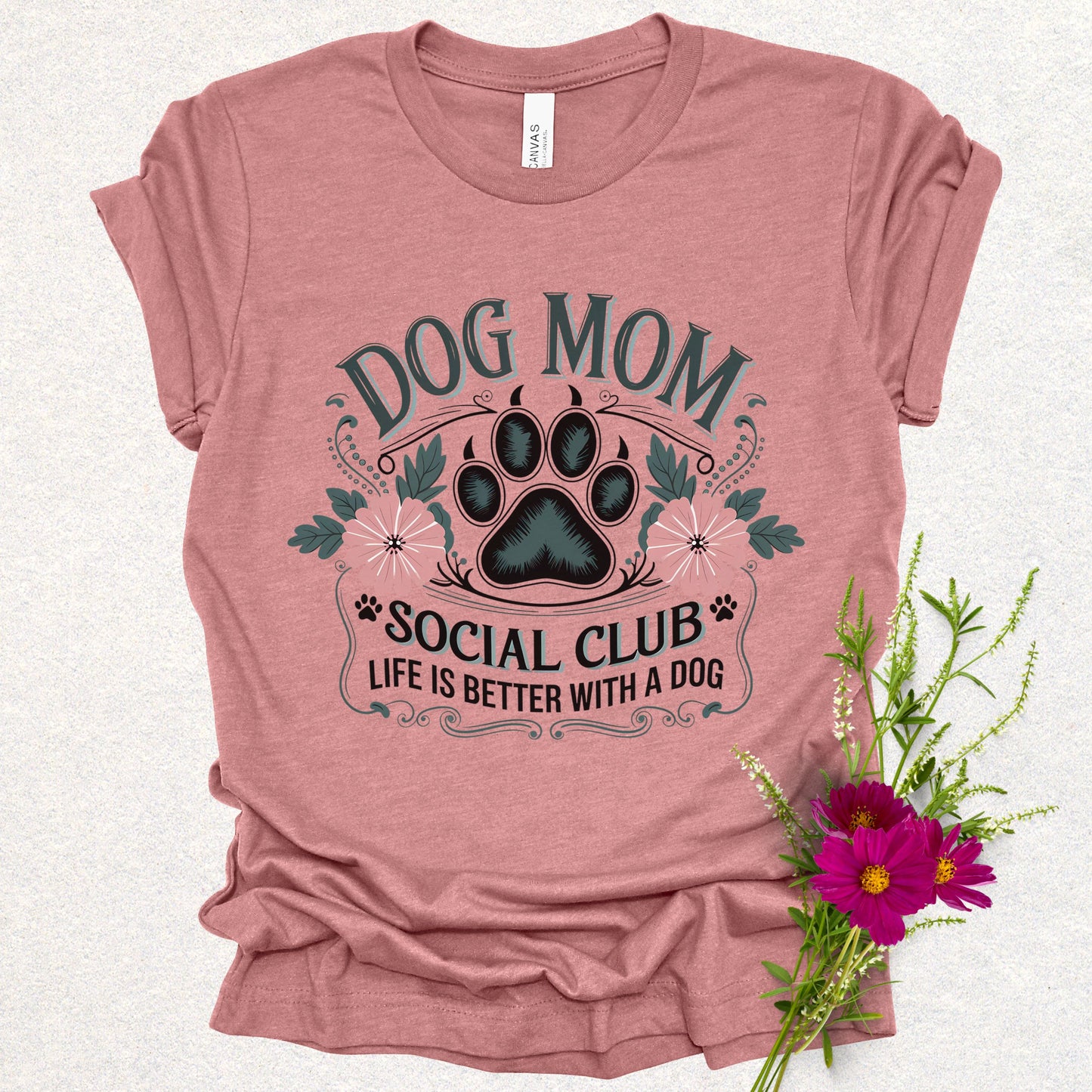 Dog Mom Social Club Tee