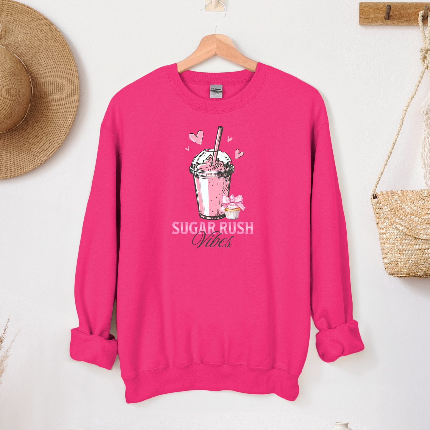 Sugar Rush Vibes Crewneck Sweatshirt