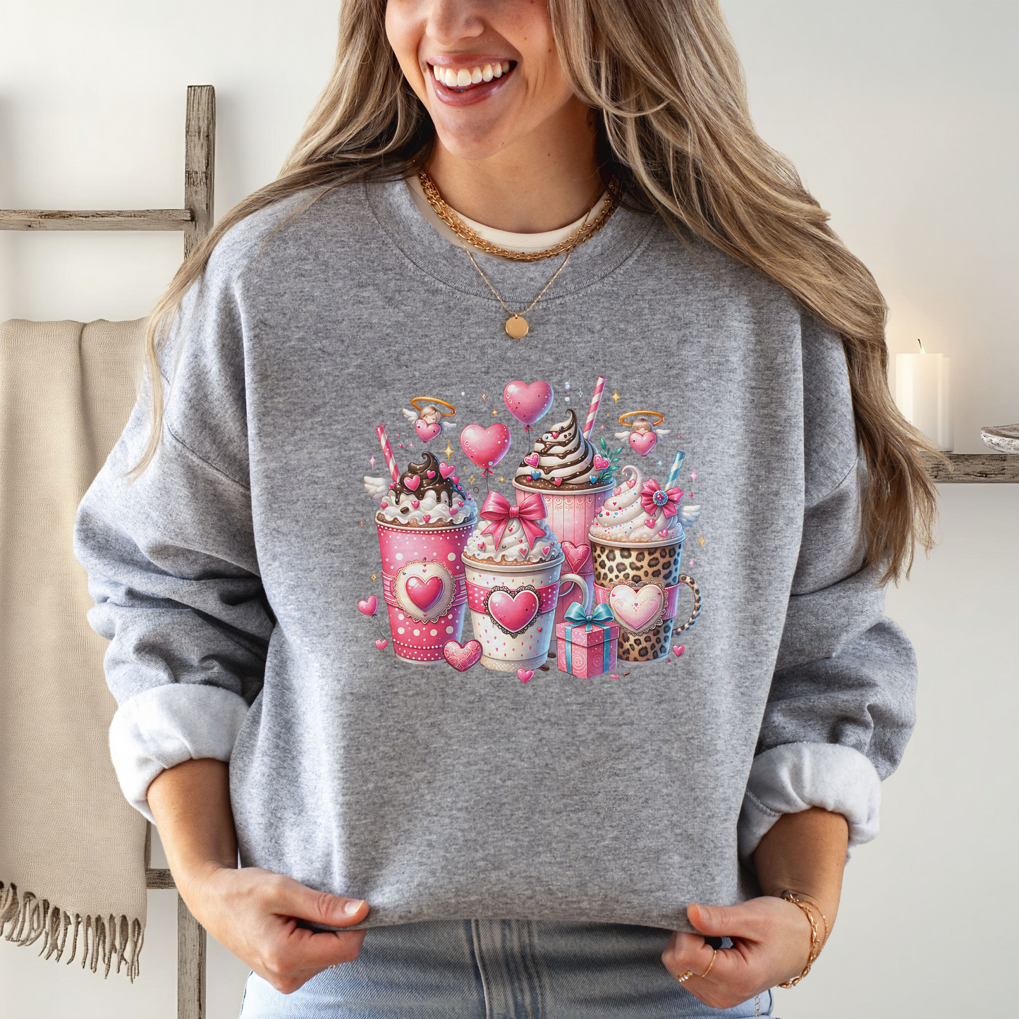 Sweet Heart Treats Crewneck Sweatshirt