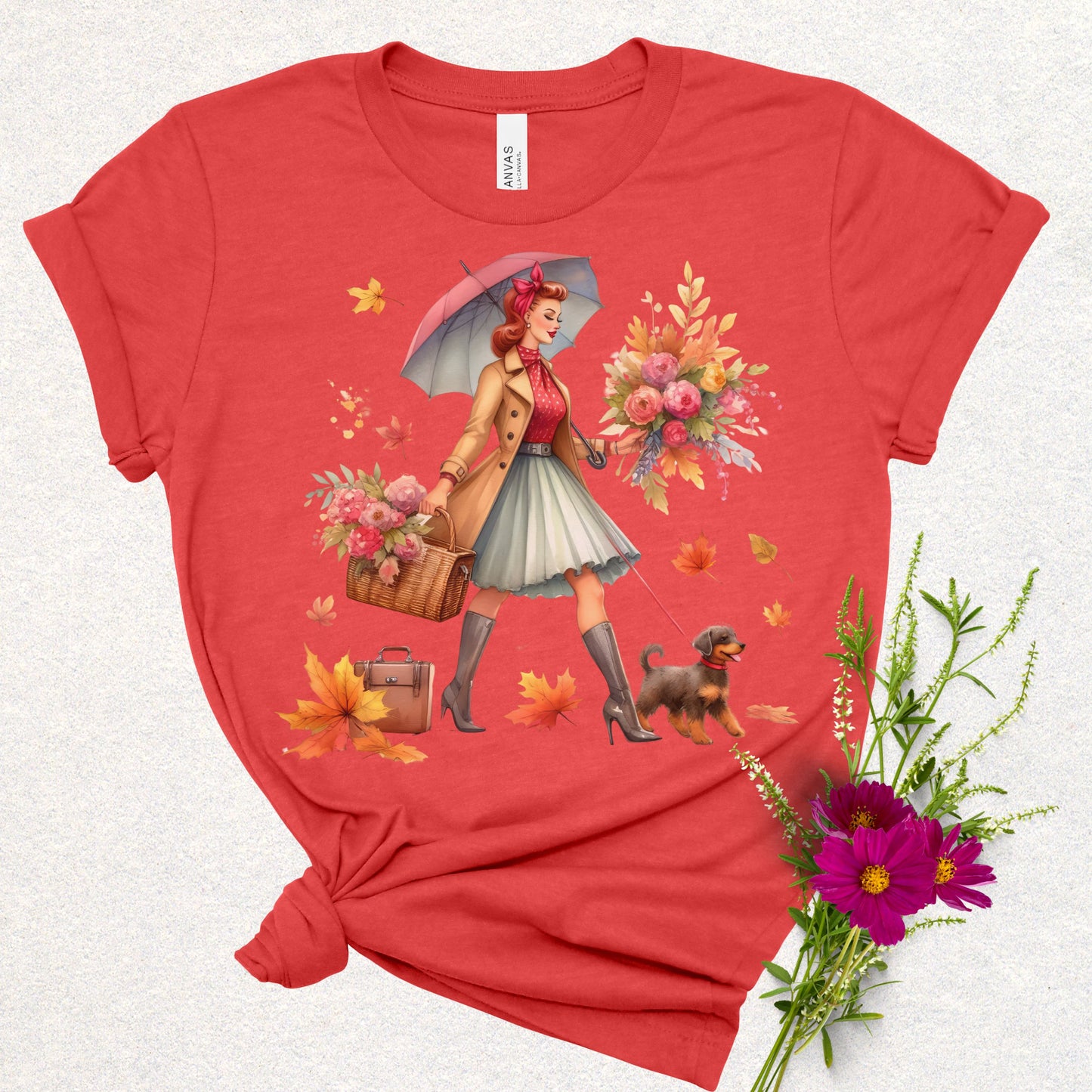 Autumn Walk Floral Tee