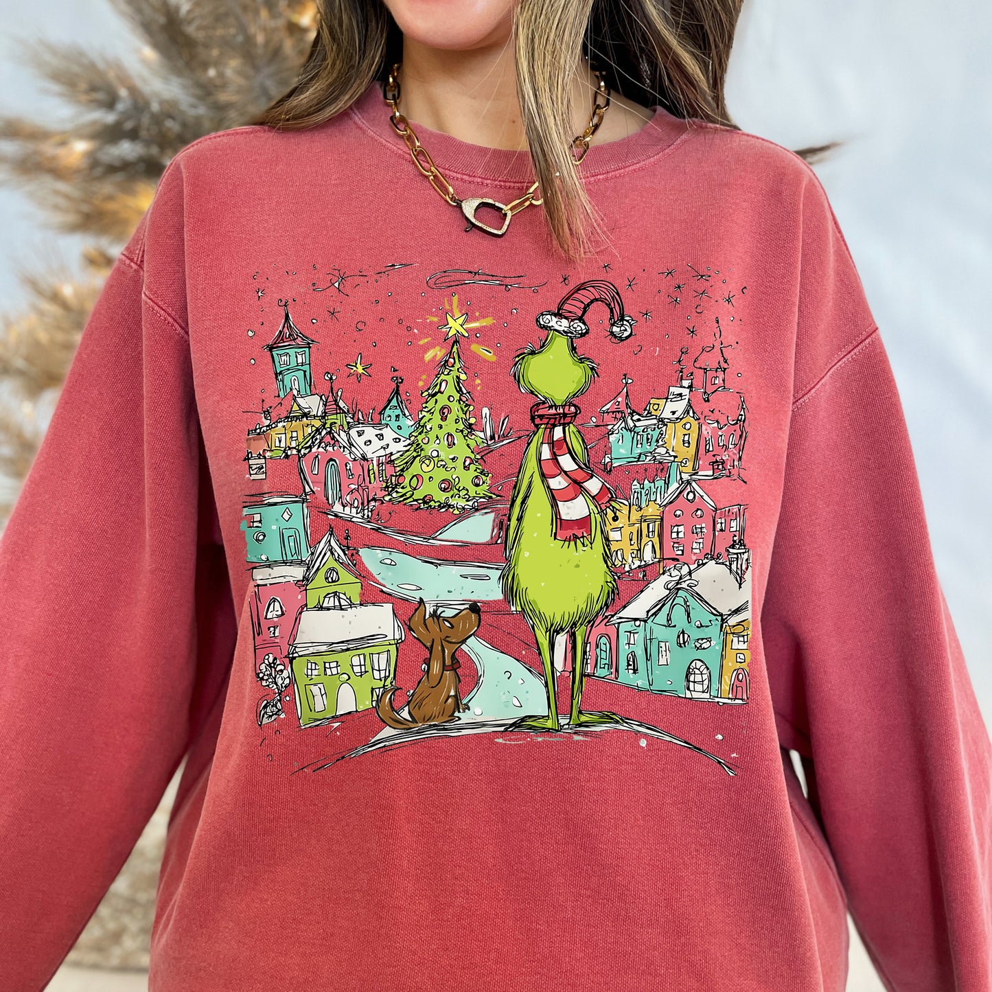 "How the Cozy Stole Christmas" Lightweight Sweatshirt