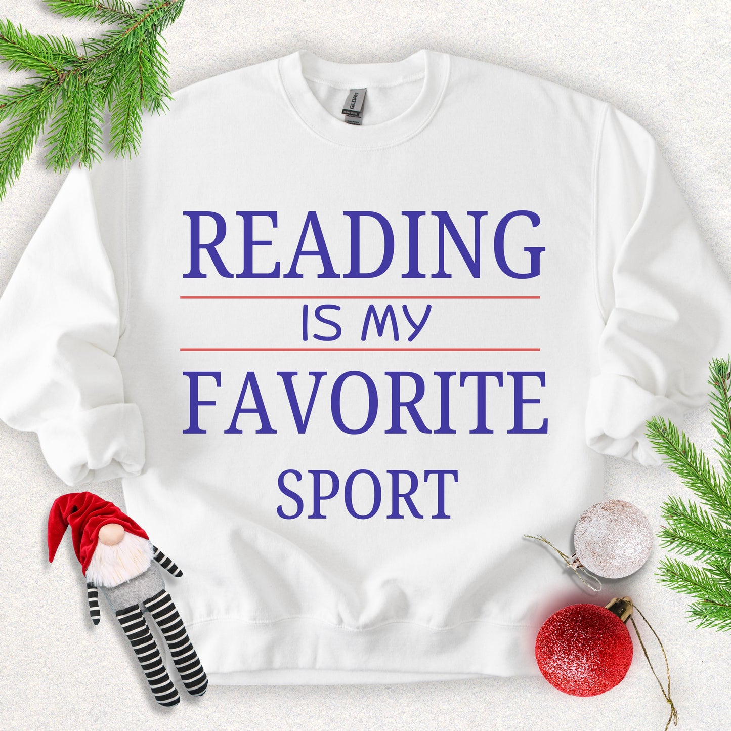 Reading Is My Favorite Sport Sweatshirt
