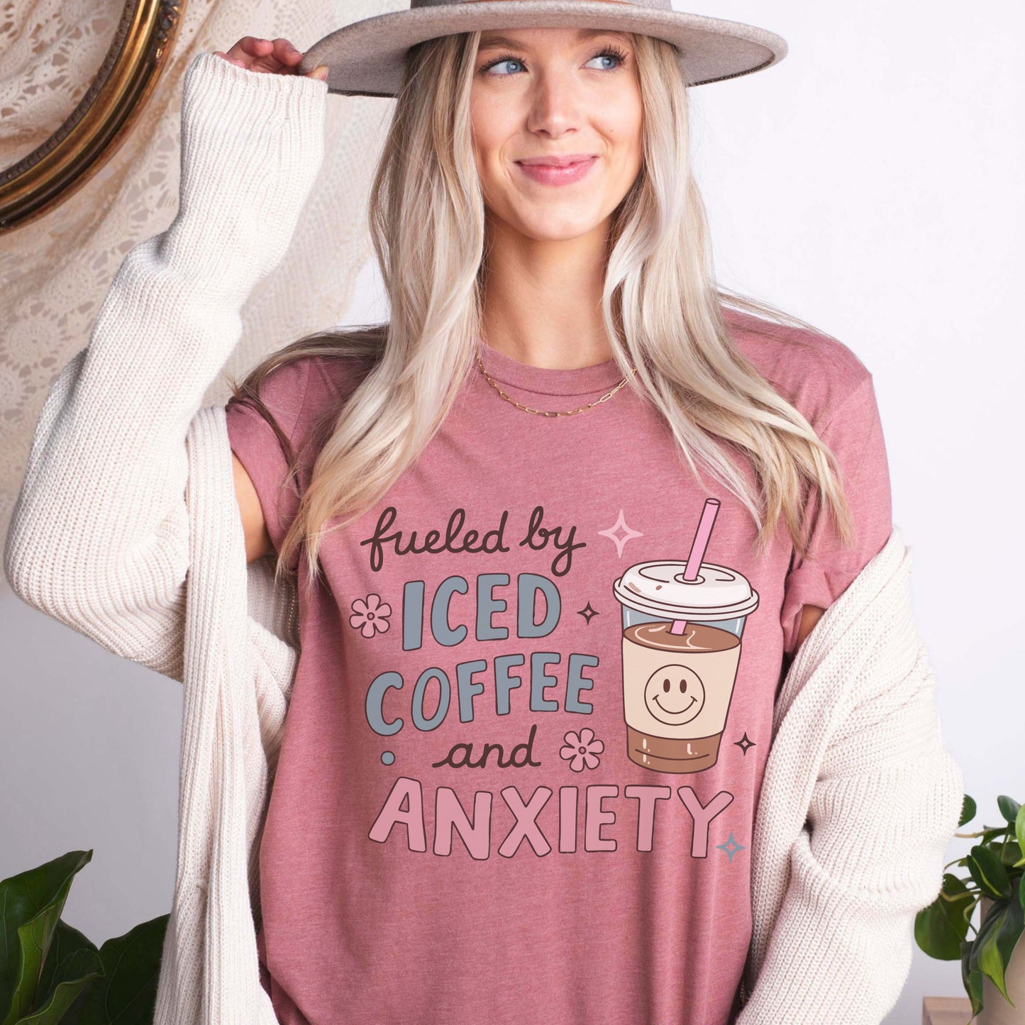 Iced Coffee and Anxiety Tee