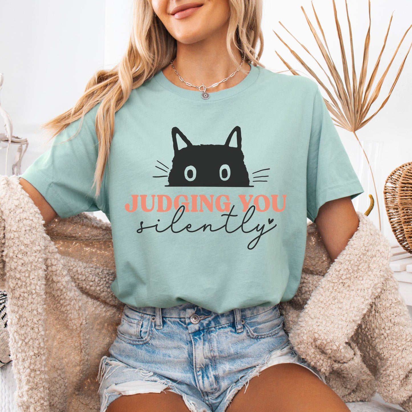 Judging You Silently Cat Tee