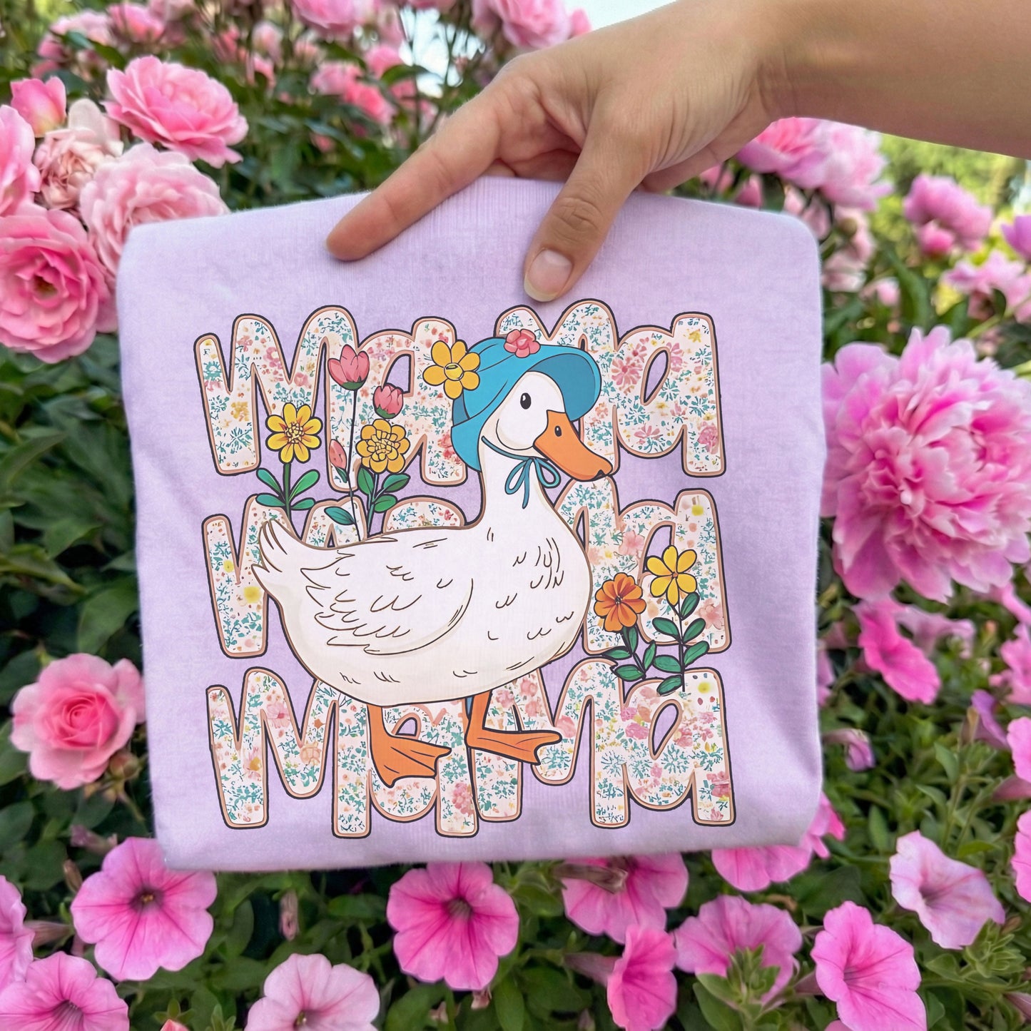 Spring Mama Duck Tee