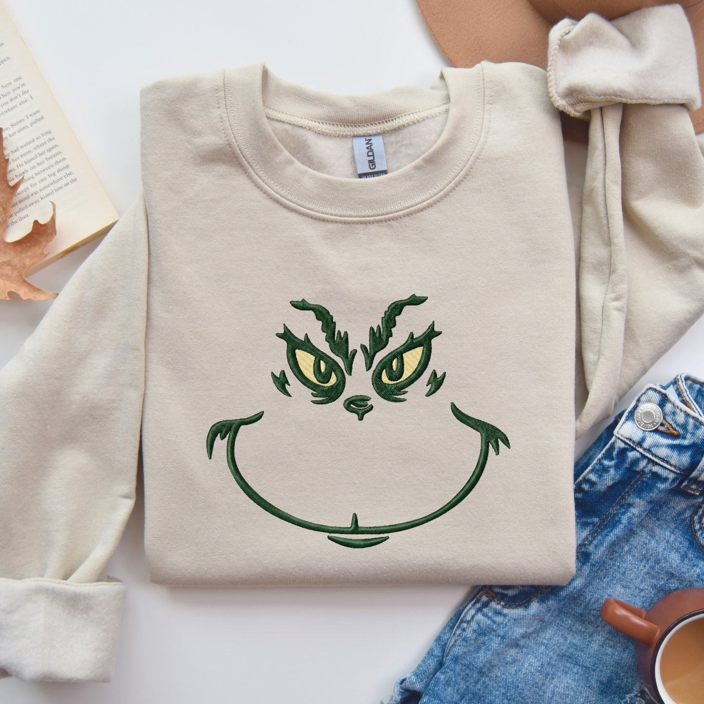 Embroidered Spirit of Christmas Sweatshirt