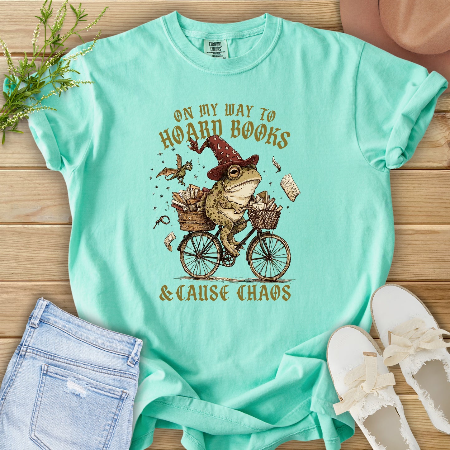 On My Way To Hoard Books Tee