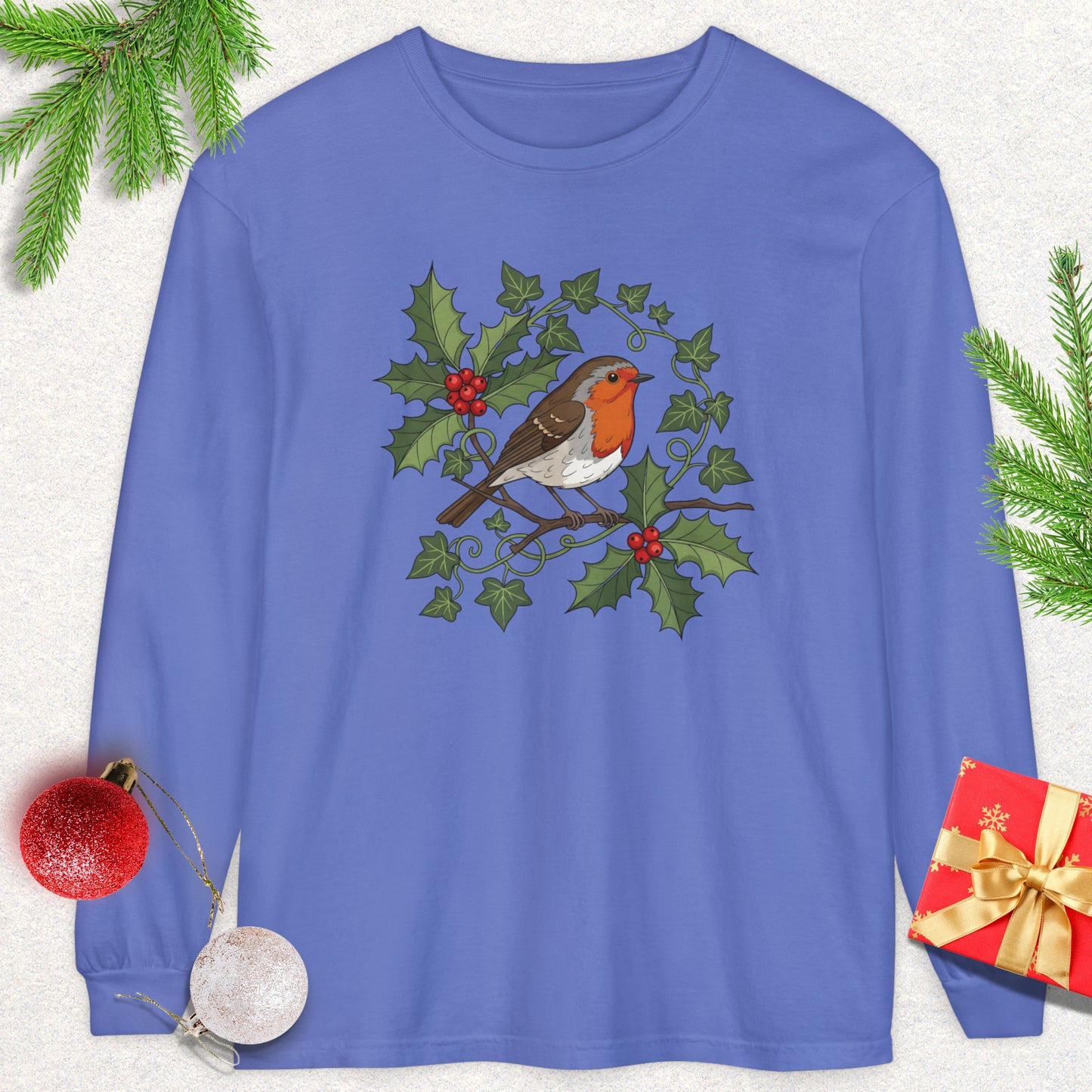 Robin’s Winter Song Long Sleeve Shirt