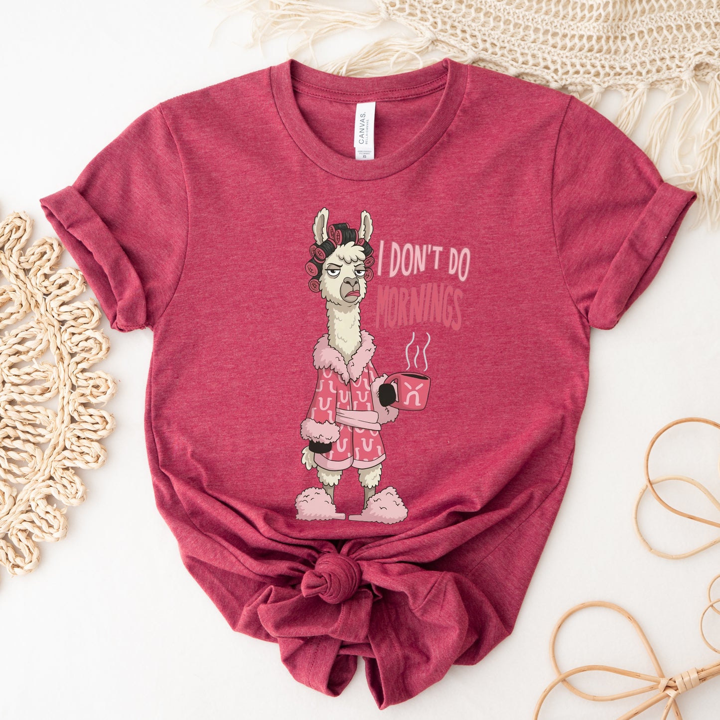 I Dont Do Mornings Tee