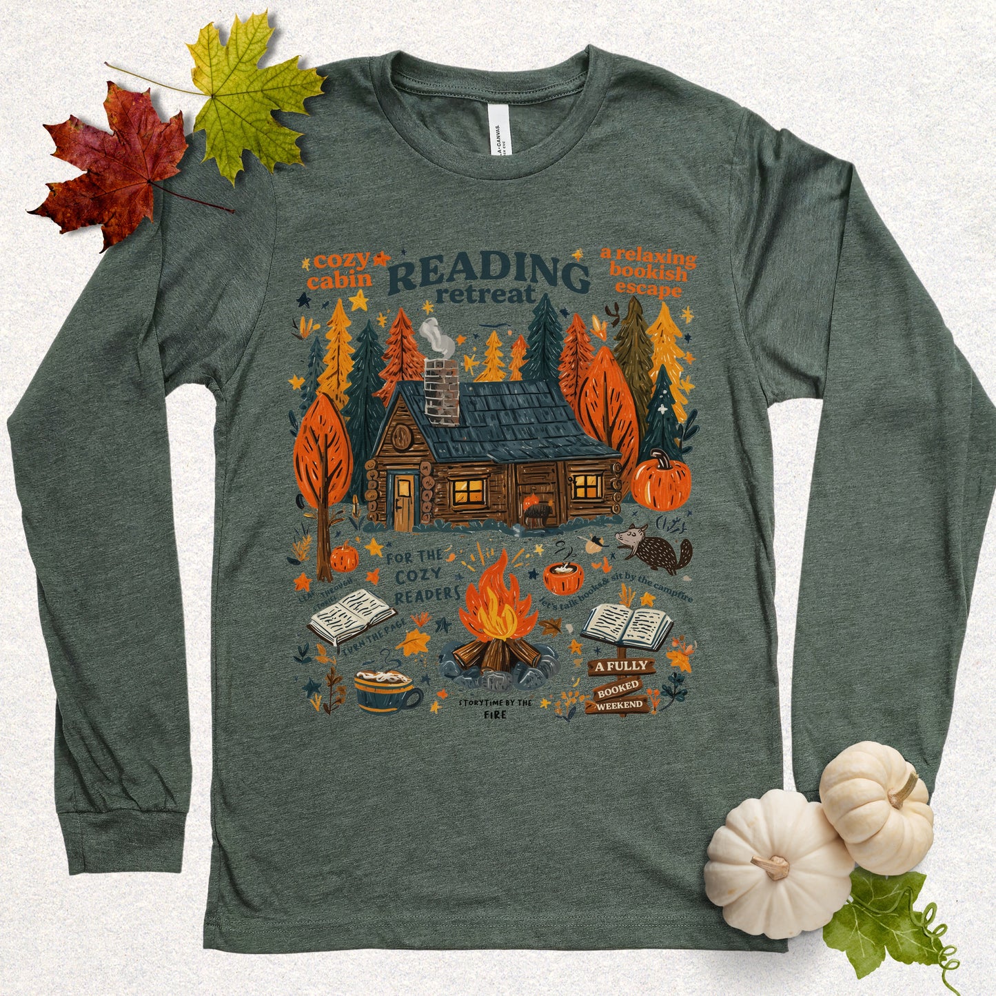 Reading Retreat Long Sleeve Shirt
