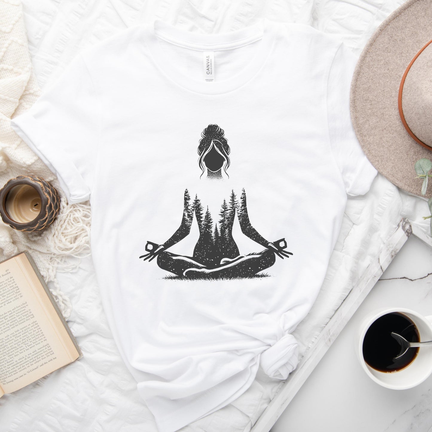 SPARKLY Forest Silhouette Tee