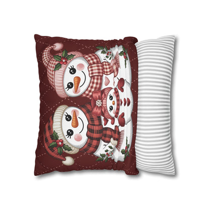 Festive Snowman Pillowcase