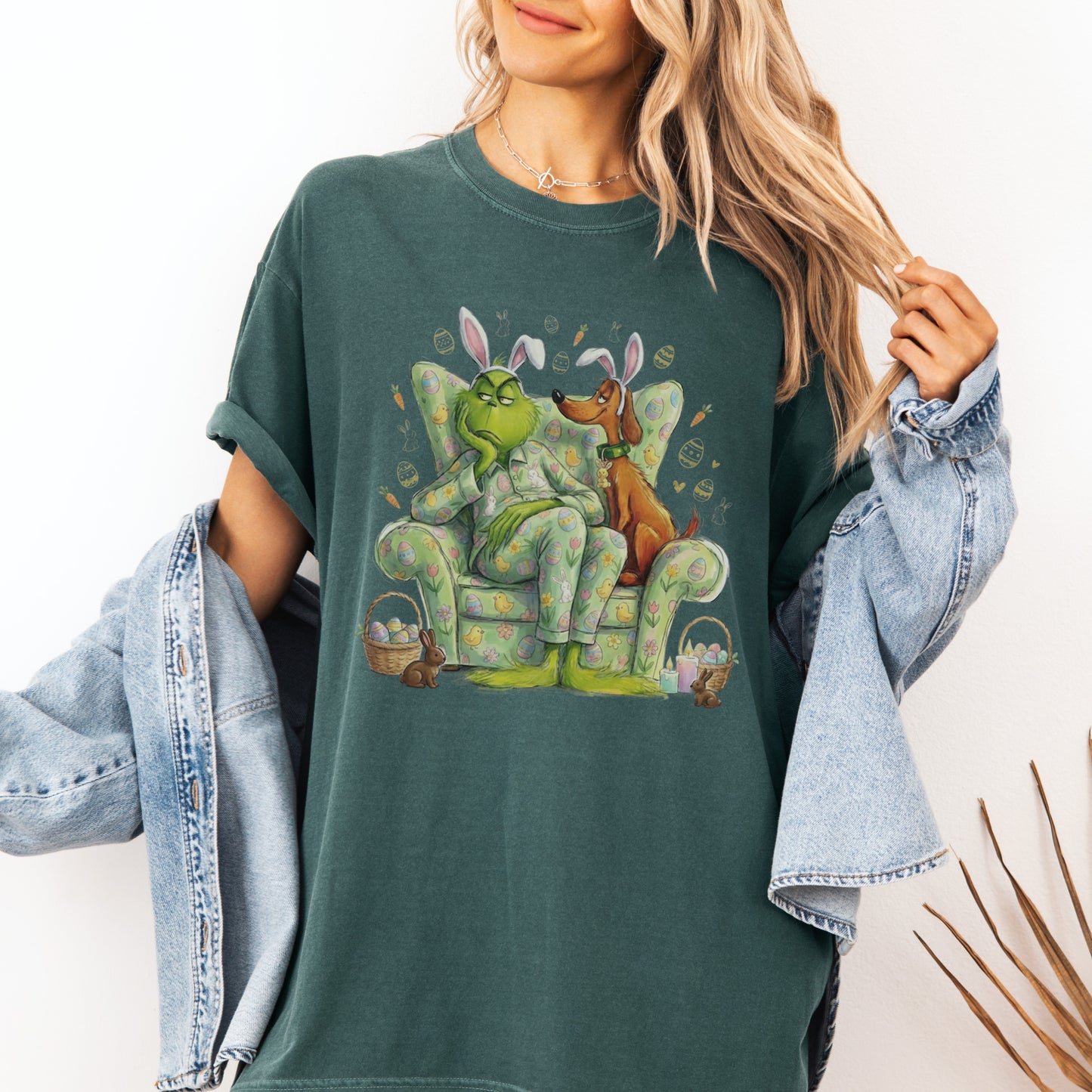 Easter Grumpy Bunny Pajama Tee