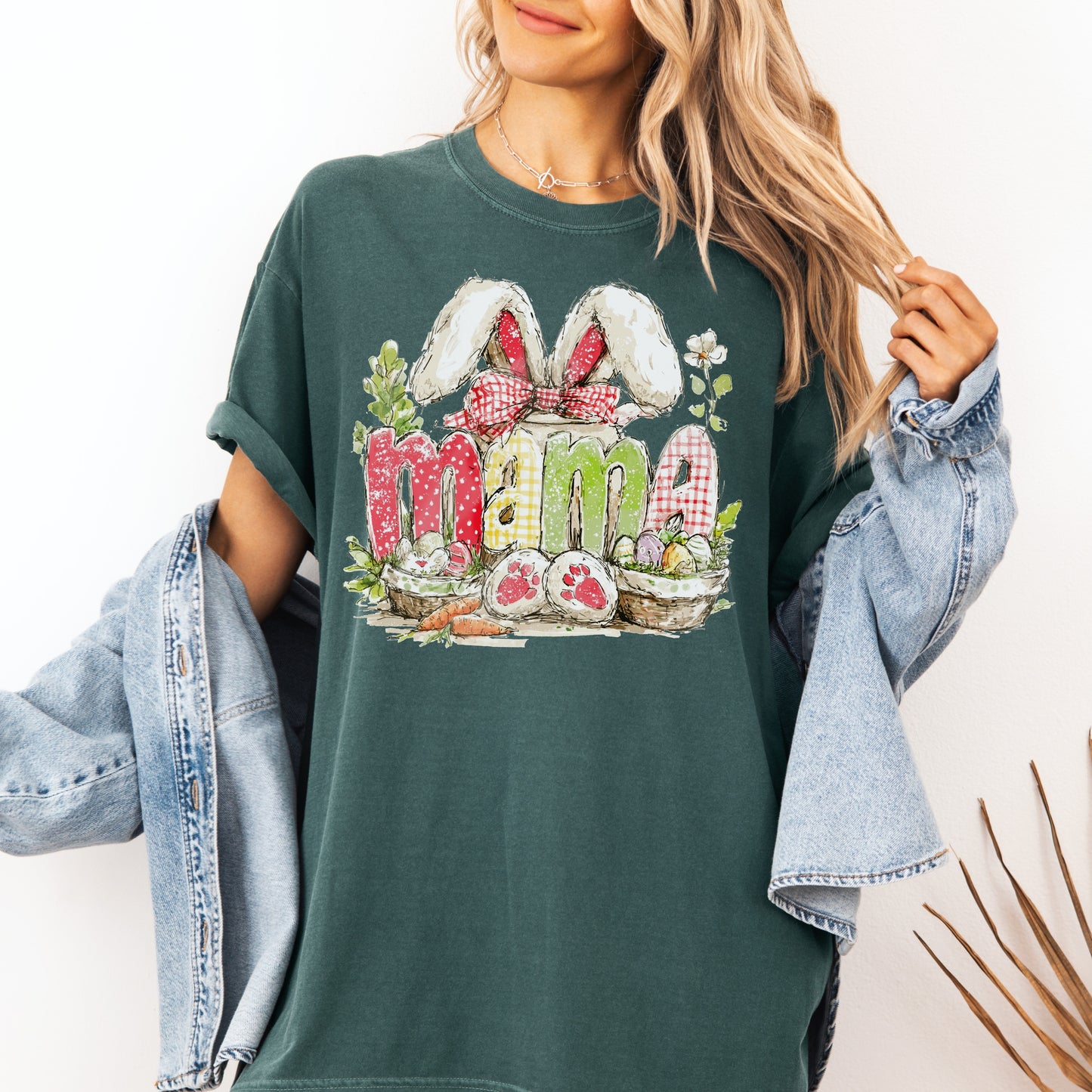 Mama Bunny Easter Tee