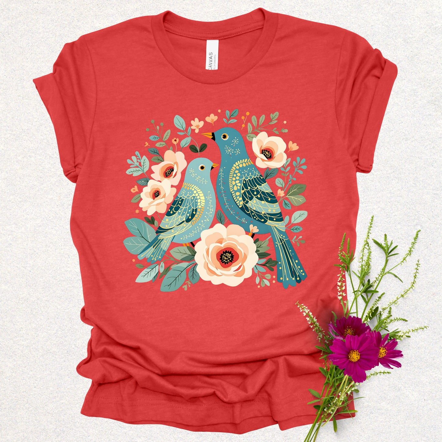 Birds & Blooms Tee