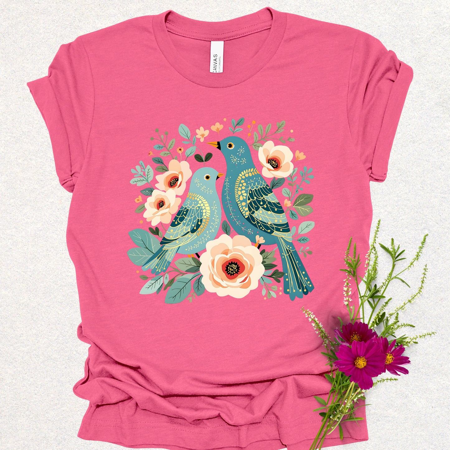 Birds & Blooms Tee