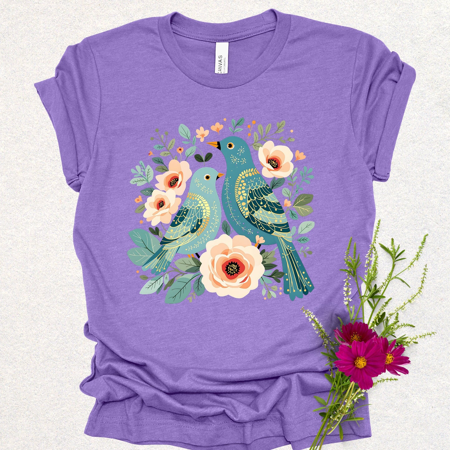 Birds & Blooms Tee