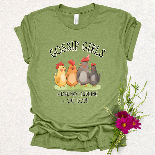 Gossip Girls Chicken Humor Tee