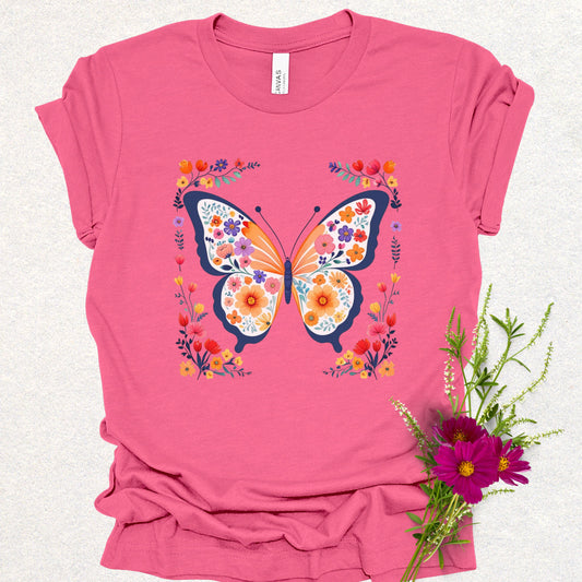 Floral Butterfly Tee