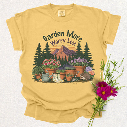 Garden More Worry Less Tee