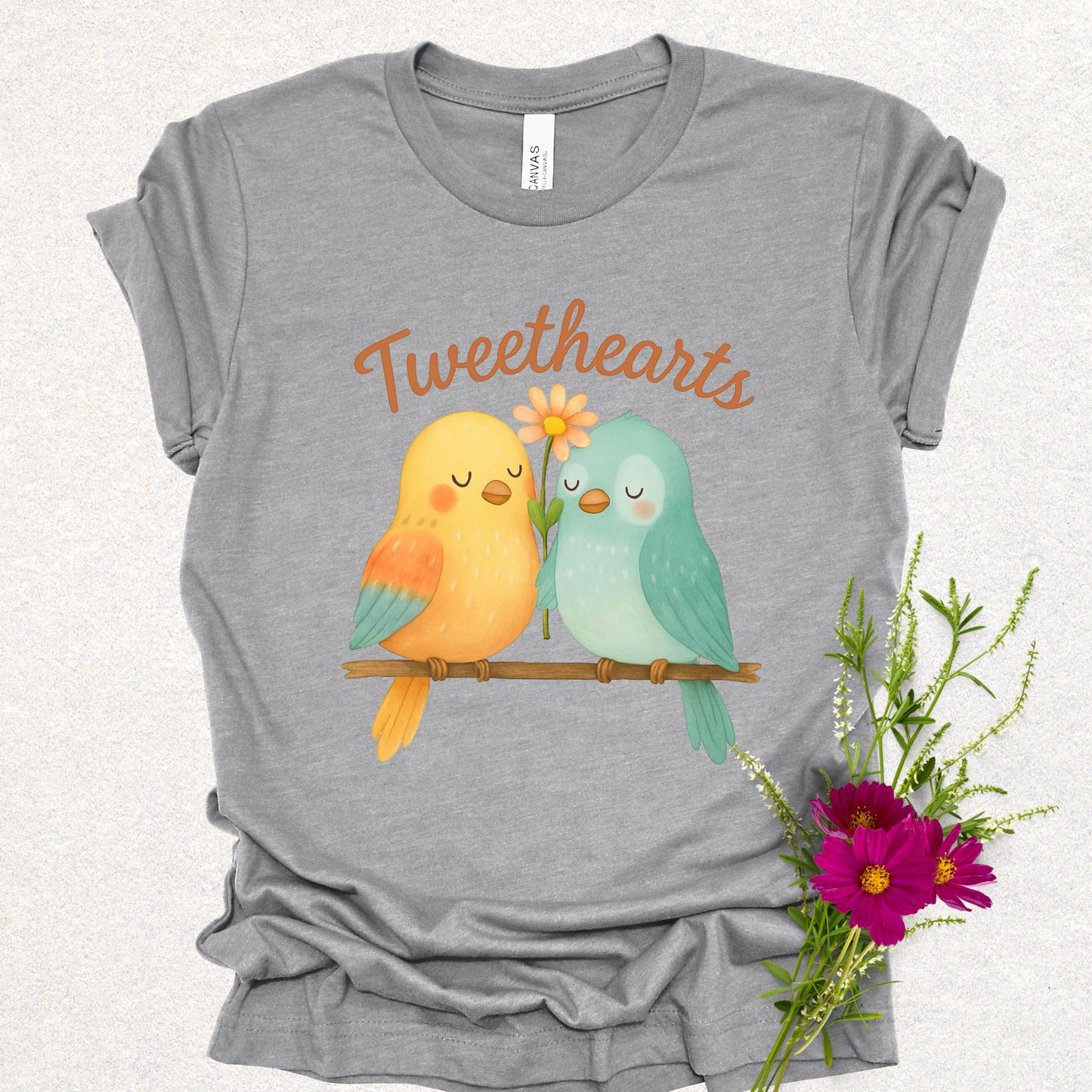 Tweetheart Birds Tee