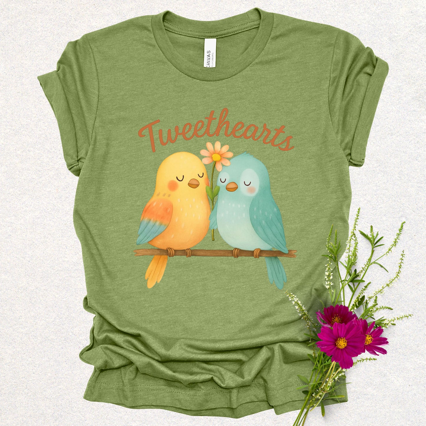 Tweetheart Birds Tee