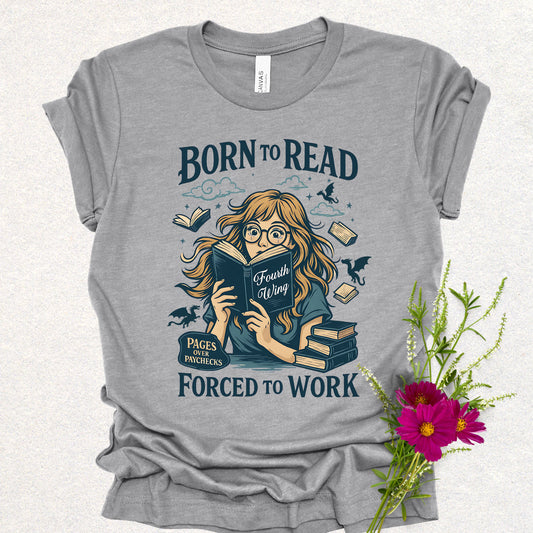 Born to Read Fourth Wing Tee