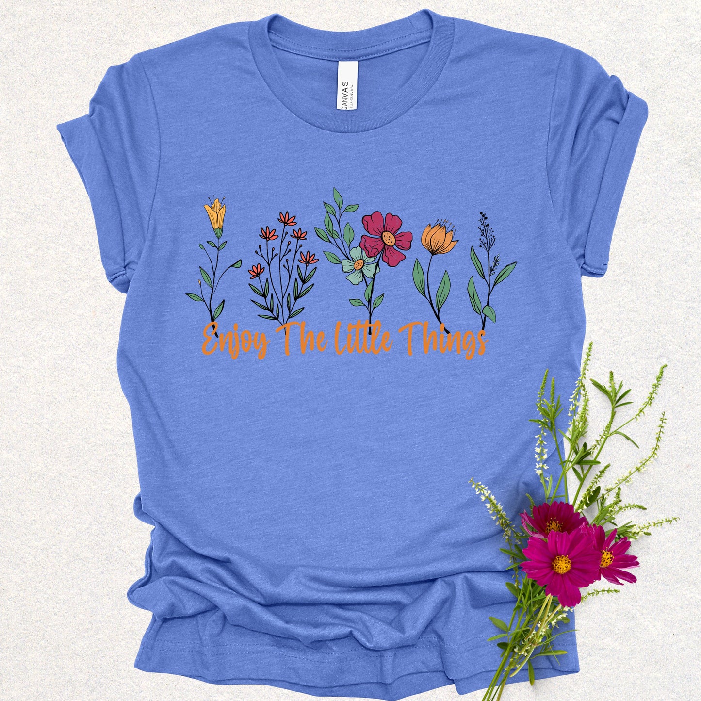 Enjoy The Little Things Floral Tee
