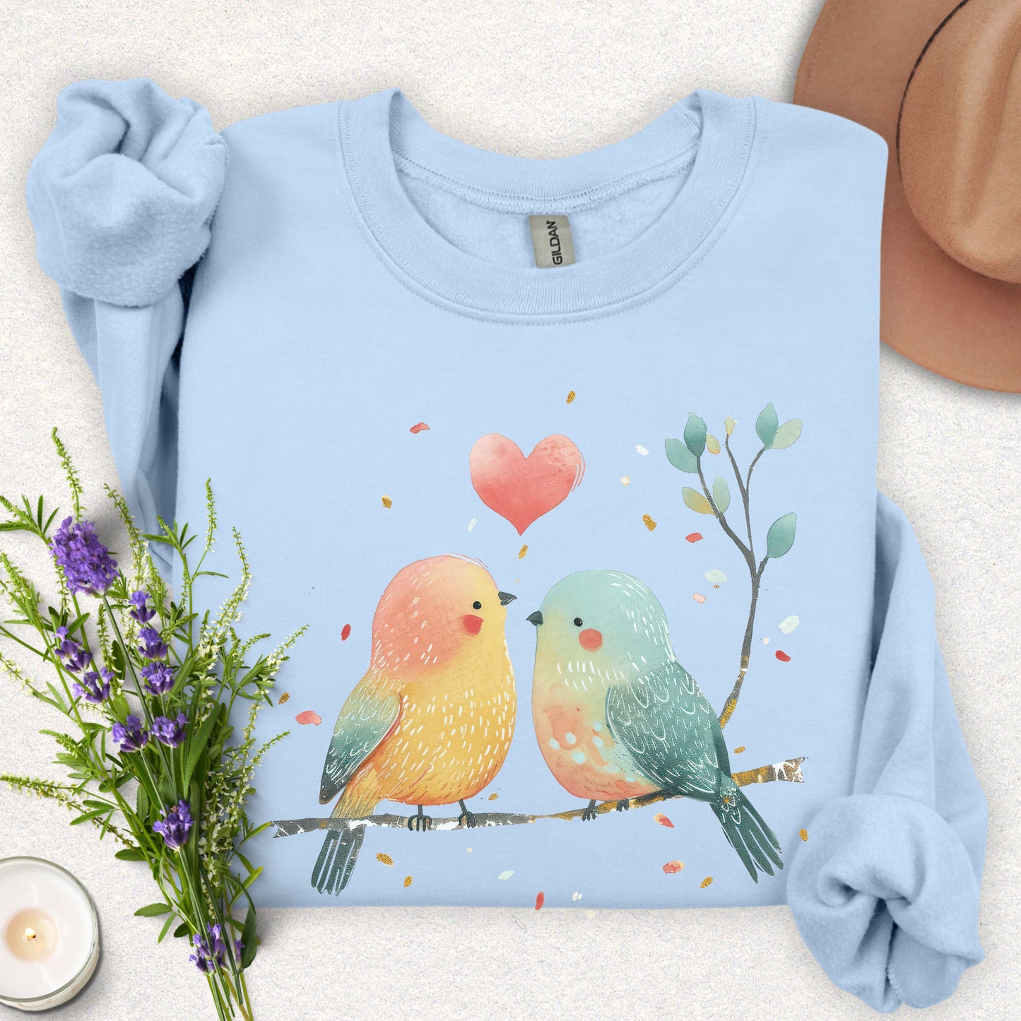 Lovebirds Crewneck Sweatshirt