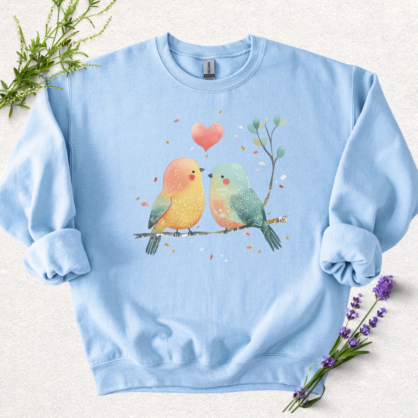 Lovebirds Crewneck Sweatshirt