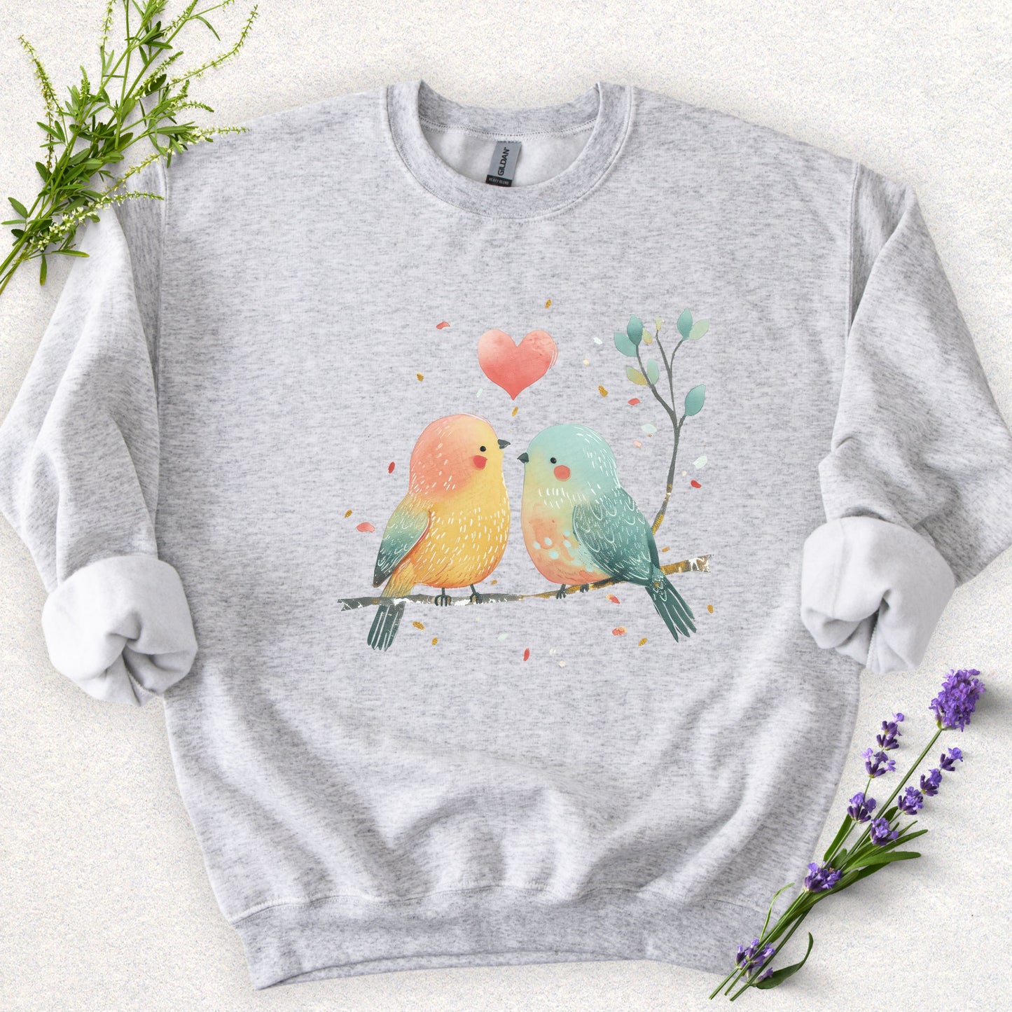 Lovebirds Crewneck Sweatshirt