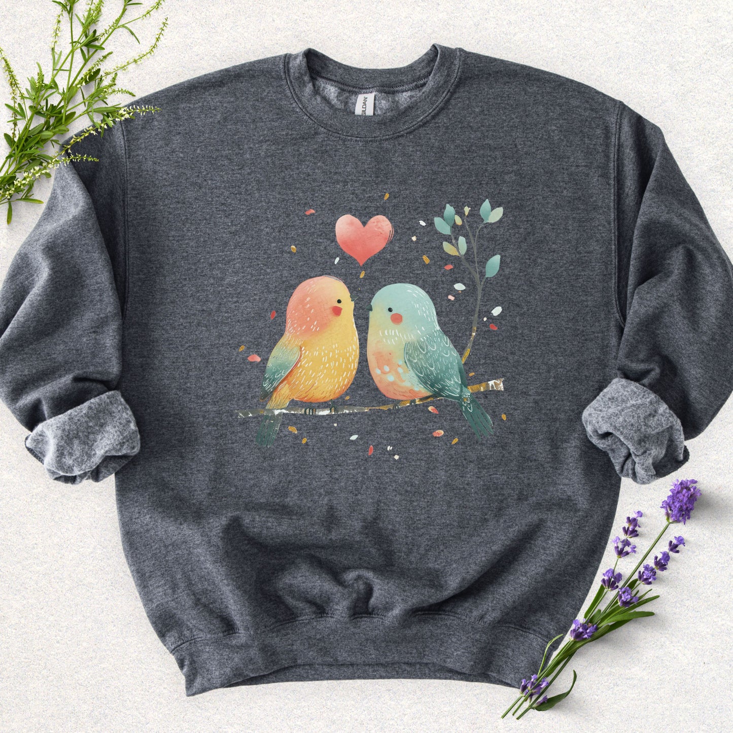 Lovebirds Crewneck Sweatshirt