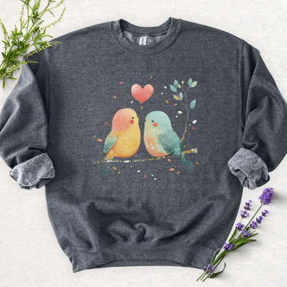 Lovebirds Crewneck Sweatshirt