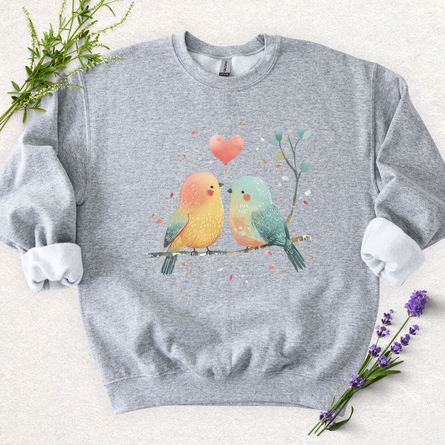 Lovebirds Crewneck Sweatshirt