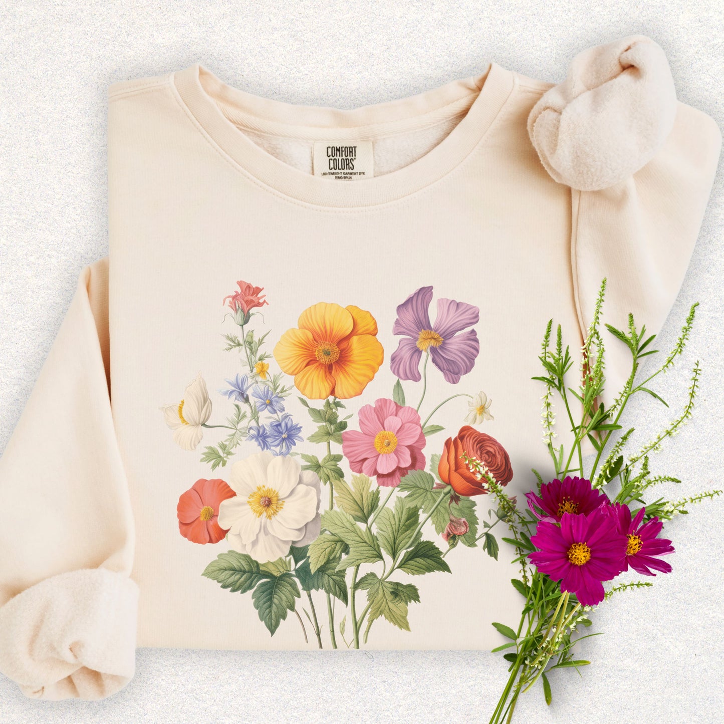 Spring Bloom Lightweight Sweatshirt