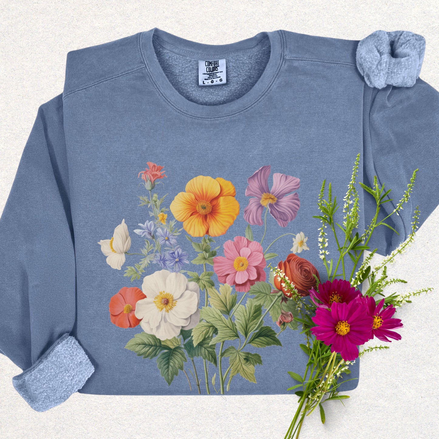 Spring Bloom Lightweight Sweatshirt
