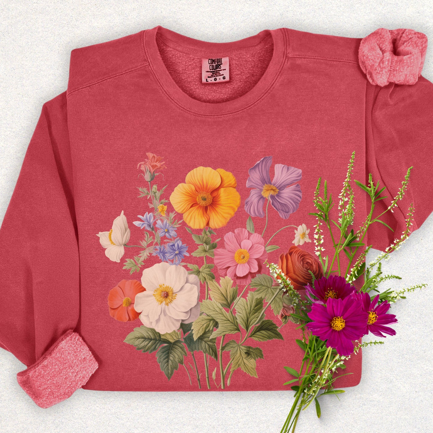 Spring Bloom Lightweight Sweatshirt