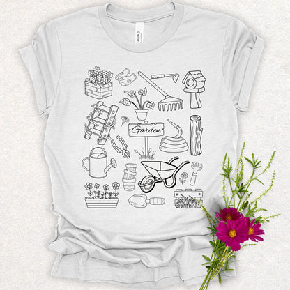 Gardening Doodle Tee