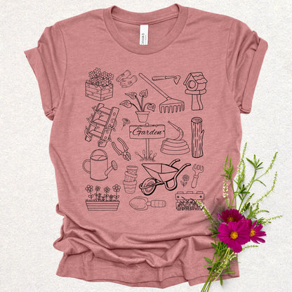 Gardening Doodle Tee
