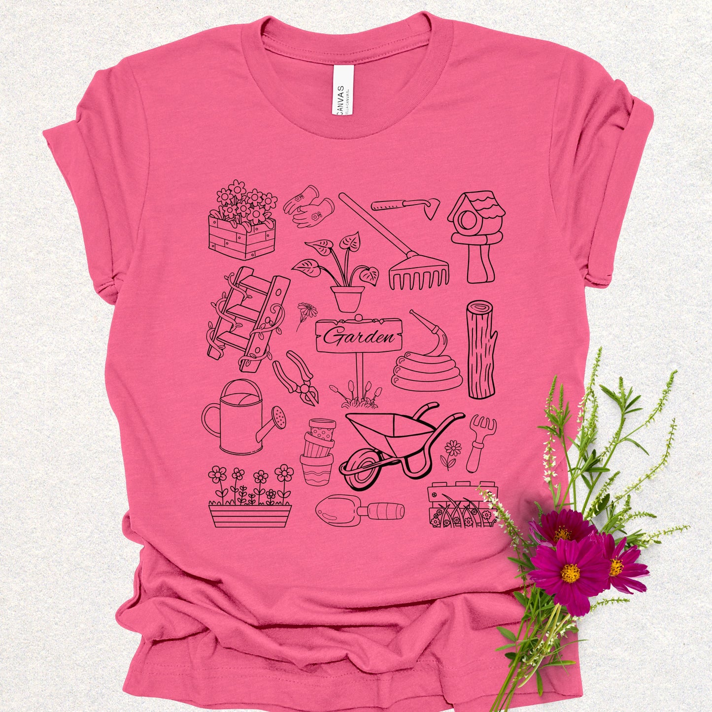 Gardening Doodle Tee