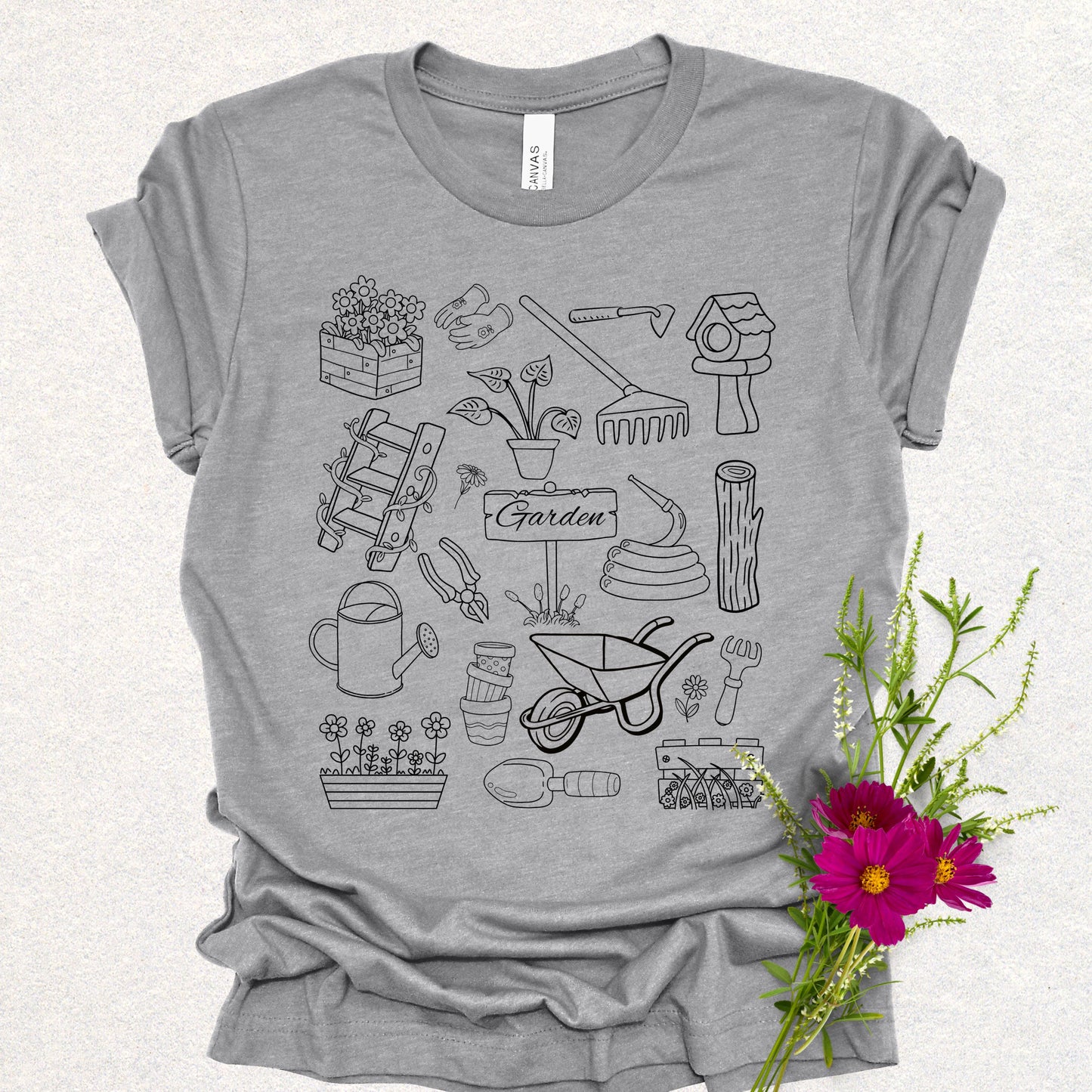 Gardening Doodle Tee