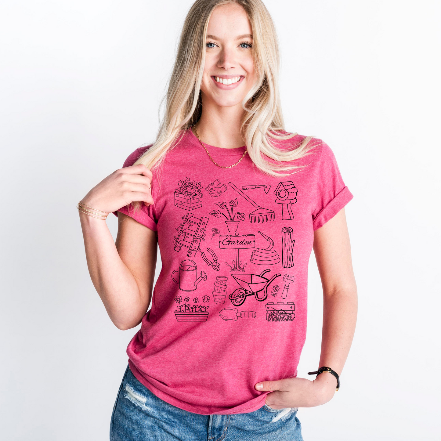 Gardening Doodle Tee