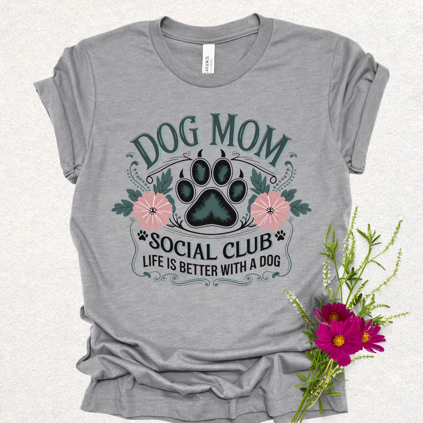 Dog Mom Social Club Tee