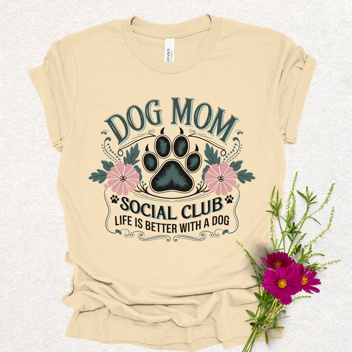 Dog Mom Social Club Tee