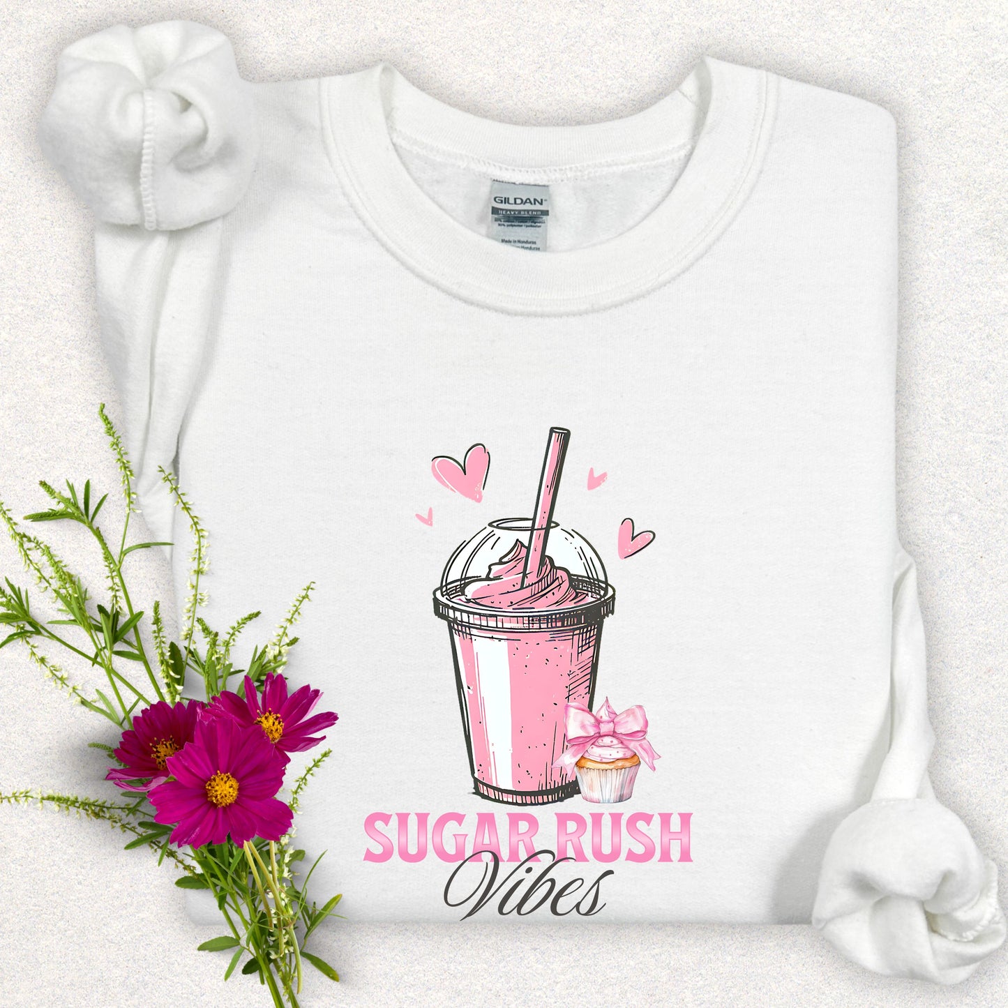 Sugar Rush Vibes Crewneck Sweatshirt