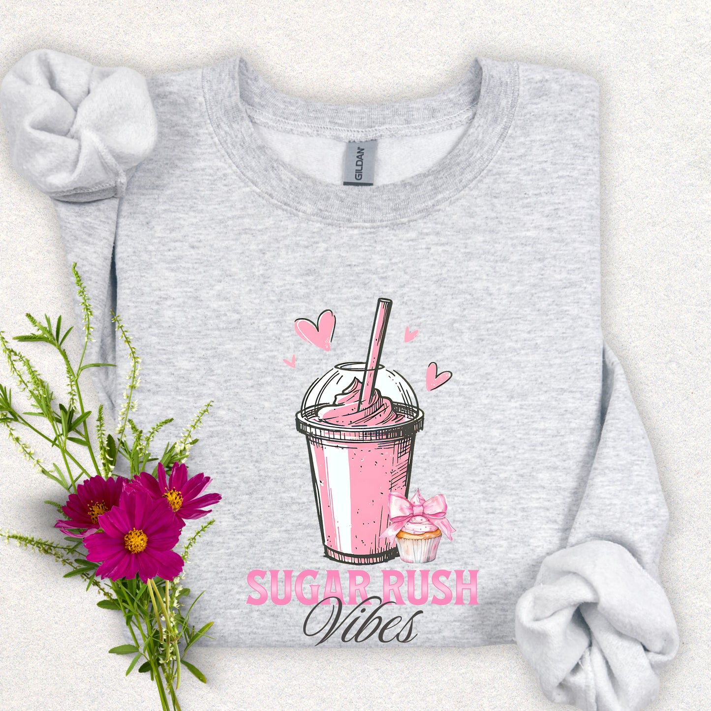 Sugar Rush Vibes Crewneck Sweatshirt