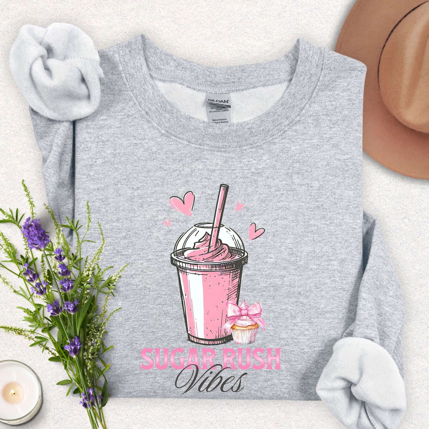 Sugar Rush Vibes Crewneck Sweatshirt