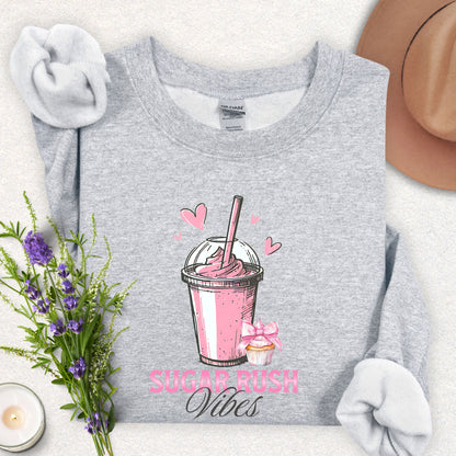 Sugar Rush Vibes Crewneck Sweatshirt