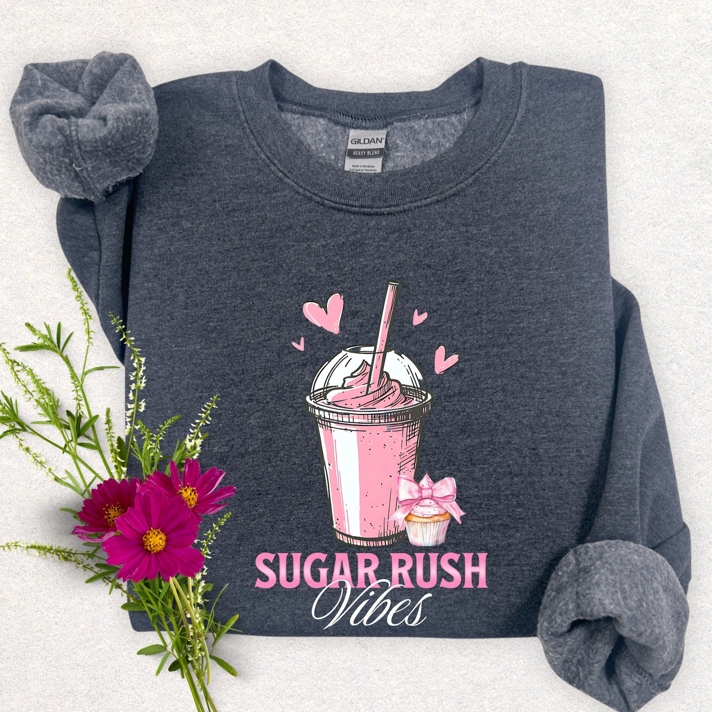 Sugar Rush Vibes Crewneck Sweatshirt